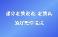 老婆真的好想你说说【100句文案】 老婆真的好想你说说【100句文案】