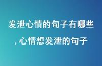 心情想发泄的句子【100句文案】 心情想发泄的句子【100句文案】
