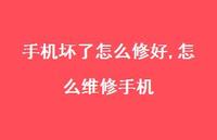 怎么维修手机【精选100句】