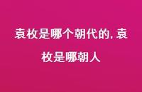 袁枚是哪朝人【100句文案精选】