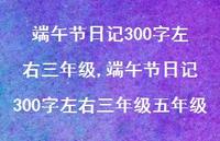 端午节日记300字左右三年级五年级【100句文案精选】