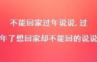 过年了想回家却不能回的说说【100句文案】 过年了想回家却不能回的说说【100句文案】